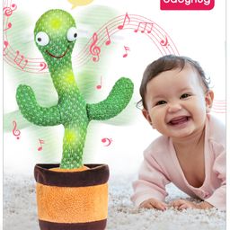 Babyhug Dancing Cactus Talking Toy - Green-17