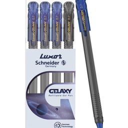 Luxor Schneider Gelaxy Gel Pen Pack of 4 - 3 Blue & 1 Black Ink-image-5