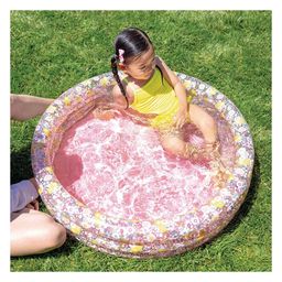 Intex 58427NP/EP Intex Inflatable Pool Sweet Blossom Baby Pool Intex Swimmimg Pool For Babies Intex Pool Bath Tub For Kids Flowers Paddling Pool - Multicolor image 2