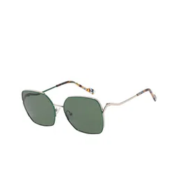 First Lens Unisex Square Sunglasses with Polarised and UV Protected C10401-Green-picture-21