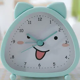 UMAI Blue & White Printed Quirky Contemporary Alarm Clock-96