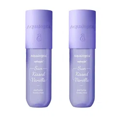 Aqualogica Set of 2 Refresh+ Sun Kissed Vanilla Perfume Body Mist - 150 ml each-1
