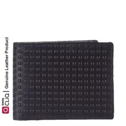 Kara Black Casual Leather Bi-Fold Wallet for Men-11