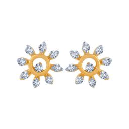 P.C. Chandra Jewellers 14 kt Gold & Diamond Earrings-image-69