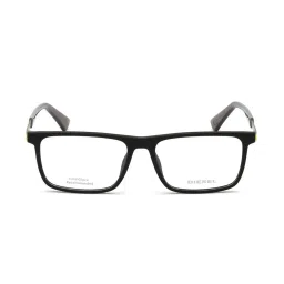 Diesel Black Rectangular Eye Frames for Men image 1