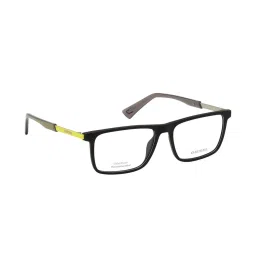 Diesel Black Rectangular Eye Frames for Men image 2
