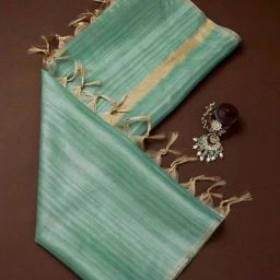 Soch Blue Woven Pattern Dupatta-image-39