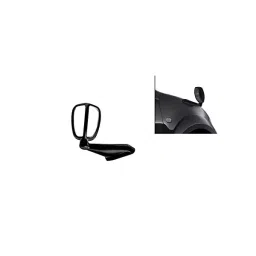 Auto Pearl Front Fender Wide Angle Mirror Bonnet Mirror (Black) Compatible with Gypsy Mg410-48