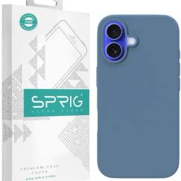 Sprig Back Cover for iPhone 16 (Blue)-image-36