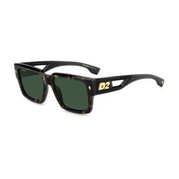 DSQUARED2 Green Rectangular Sunglasses for Men-image-69