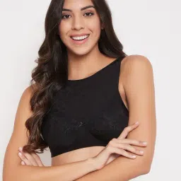 Clovia Black Non Wired Padded Bralette-image-35