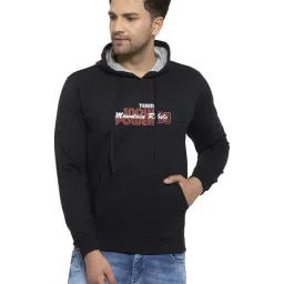 Cantabil Navy Hooded Sweatshirt-picture-9