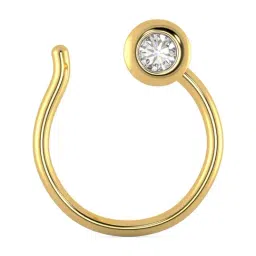 Malabar Gold and Diamonds 18k Gold & Diamond Mine Nosepin for Women-picture-47