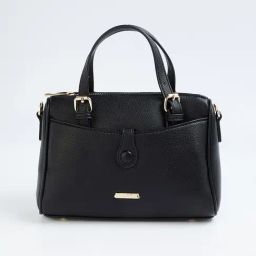 Code by Lifestyle Black Solid Handbag-image-95