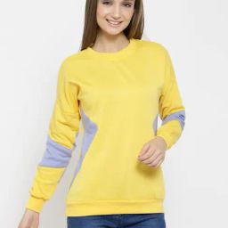 Belle Fille Yellow Full Sleeves Sweatshirt-image-84