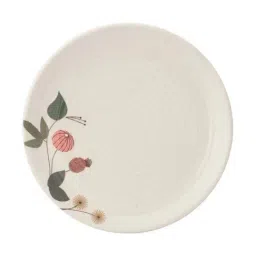 Living Roots Ivory Urea Free Pure Melamine Quarter Plate - Set of 1-image-88