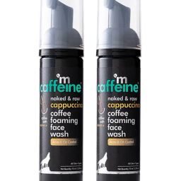 mCaffeine Naked & Raw Cappuccino Coffee Foaming Face Wash (Pack of 2)-image-58