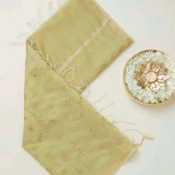 Soch Green Embroidered Dupatta-image-58