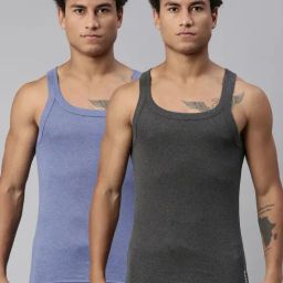 Levi's Multi Cotton Regular Fit Vest - Pack Of 2-picture-11