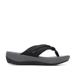 Clarks Women's Black Thong Wedges-image-16