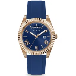 GUESS CONNOISSEUR Men Round Rose Gold Tone Dial Analog Watch - GW0335G2-50