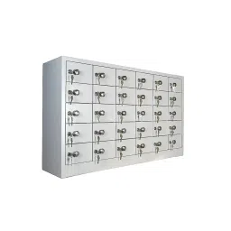 Tufferone 30 Door Durable Metal Mobile Locker for Phones and Valuables, Lockable Storage Grey, N30DML0022-image-9