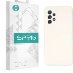 Sprig Liquid Silicone Back Cover for Samsung Galaxy A52 (White)-image-47