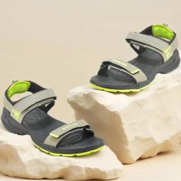 Woodland Men's Light Grey Floaters-image-56