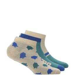 Puma Multicolor Cotton Printed Socks Set of 3-picture-4