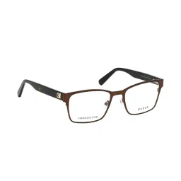 Guess Brown Rectangular Eye Frames for Men image 2
