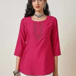Soch Fuchsia Embellished Tunic-picture-3