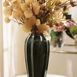 Pure Home and Living Green Textured Ceramic Flower Vases-image-96