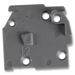Wago TERMINAL BLOCK END PLATE, GREY, 255-100 (Pack of 100 Pcs)-picture-47