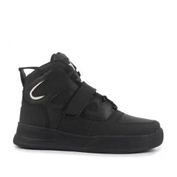 Fausto Men's Black Ankle High Sneakers-image-62
