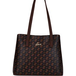 Lavie Women Brand Logo Printed Structured Shoulder Bag-22