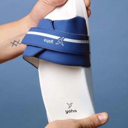 Yoho Men's Navy Slides-20
