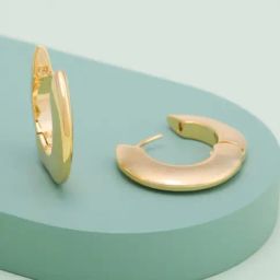 Kushal's Fashion Jewellery Gold Polished Trendy Earrings for Women-picture-13