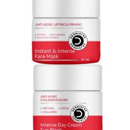 Dermistry Anti Ageing Collagen Builder SPF30 Day Cream Sun Block & Face Lifting Mask Combo-4