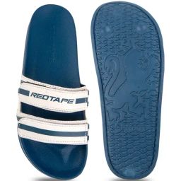 Red Tape Women's Navy Slides image 4