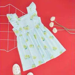 Pantaloons Junior Kids Spa Retreat Cotton Regular Fit Dress-image-43