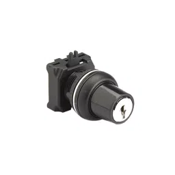 ESBEE 2Pos Sel Switch Key Lock 22.5mm Black-picture-30