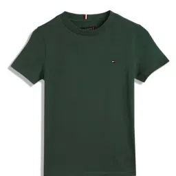 Tommy Hilfiger Green Solid Cotton Boys T-Shirt-picture-28