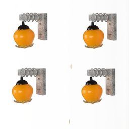 SOMIL Yellow Glass Cylinder Printed Wall Lamps-picture-26