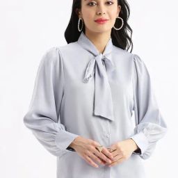 SHOWOFF Blue Relaxed Fit Shirt-image-19