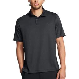 Under Armour Black Regular Fit Texture Sports Polo-image-33