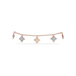 BHIMA 18K BIS Hallmark 750 Purity Rose Gold Kite Charms Bracelet-image-13