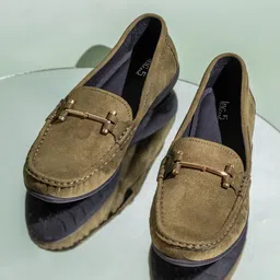 Inc 5 Women Green Casual Square toe Loafers-86