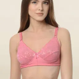 Da Intimo Pink Non Wired Non Padded Bra-picture-29