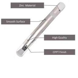 Atom CH-536-CPPT-04 4 Inch Zinc CPPT Finish Cabinet Pull Handle (Pack of 2) image 2