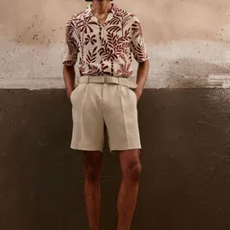 H&M Relaxed Fit Tailored Lyocell-Blend Shorts-image-22